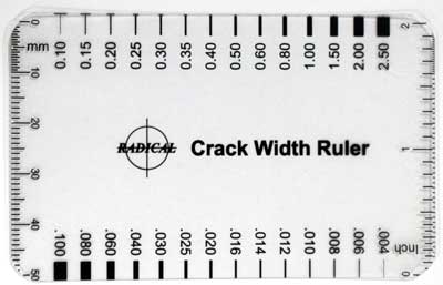 Crack Width Ruler RWR-7