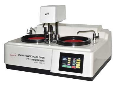 Double Disc Polishing Machine with and without MPT RSMP-2S
